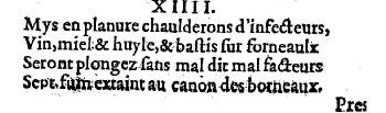 Nostradamus - Benoist Rigaud 1568