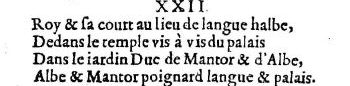 Nostradamus - Benoist Rigaud 1568