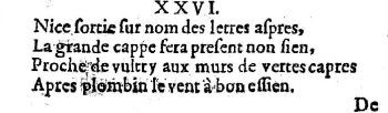 Nostradamus - Benoist Rigaud 1568