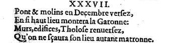 Nostradamus - Benoist Rigaud 1568