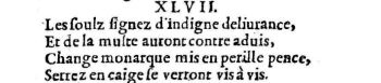 Nostradamus - Benoist Rigaud 1568