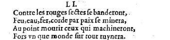 Nostradamus - Benoist Rigaud 1568