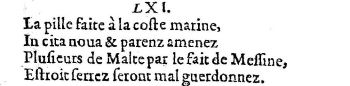 Nostradamus - Benoist Rigaud 1568