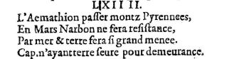 Nostradamus - Benoist Rigaud 1568