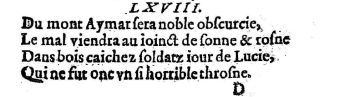 Nostradamus - Benoist Rigaud 1568