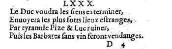 Nostradamus - Benoist Rigaud 1568