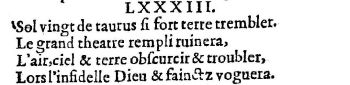 Nostradamus - Benoist Rigaud 1568