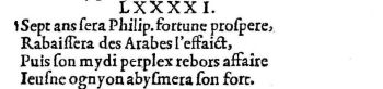 Nostradamus - Benoist Rigaud 1568