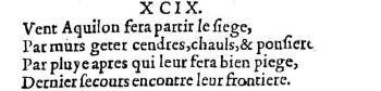 Nostradamus - Benoist Rigaud 1568