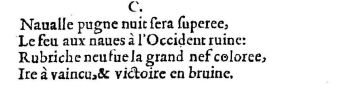 Nostradamus - Benoist Rigaud 1568