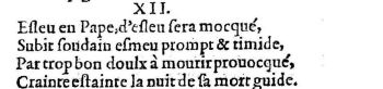 Nostradamus - Benoist Rigaud 1568