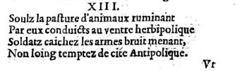 Nostradamus - Benoist Rigaud 1568