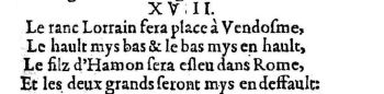 Nostradamus - Benoist Rigaud 1568