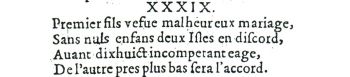 Nostradamus - Benoist Rigaud 1568