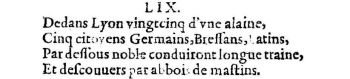 Nostradamus - Benoist Rigaud 1568