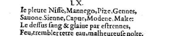 Nostradamus - Benoist Rigaud 1568