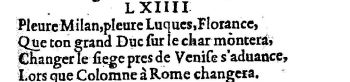 Nostradamus - Benoist Rigaud 1568
