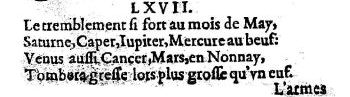 Nostradamus - Benoist Rigaud 1568