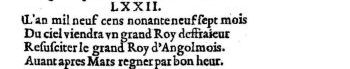 Nostradamus - Benoist Rigaud 1568