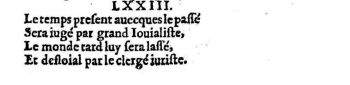Nostradamus - Benoist Rigaud 1568