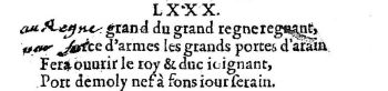 Nostradamus - Benoist Rigaud 1568