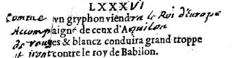 Nostradamus - Benoist Rigaud 1568