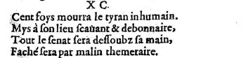 Nostradamus - Benoist Rigaud 1568