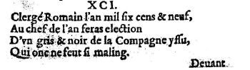 Nostradamus - Benoist Rigaud 1568