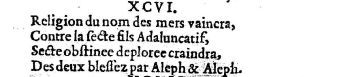 Nostradamus - Benoist Rigaud 1568