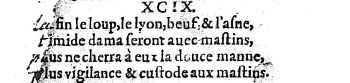 Nostradamus - Benoist Rigaud 1568