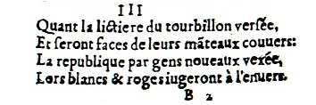 Nostradamus - Antoine du Rosne 1557