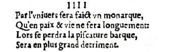 Nostradamus - Antoine du Rosne 1557