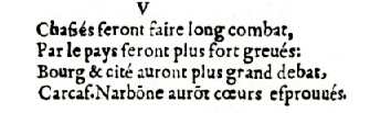 Nostradamus - Antoine du Rosne 1557