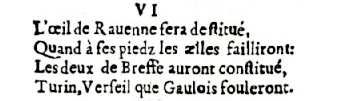 Nostradamus - Antoine du Rosne 1557