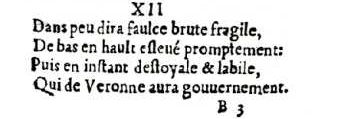 Nostradamus - Antoine du Rosne 1557