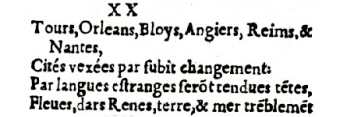 Nostradamus - Antoine du Rosne 1557