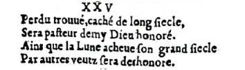 Nostradamus - Antoine du Rosne 1557