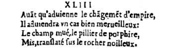 Nostradamus - Antoine du Rosne 1557