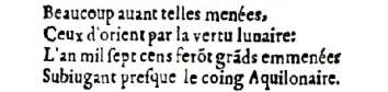 Nostradamus - Antoine du Rosne 1557