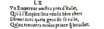 Nostradamus - Antoine du Rosne 1557