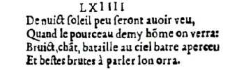 Nostradamus - Antoine du Rosne 1557