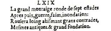 Nostradamus - Antoine du Rosne 1557