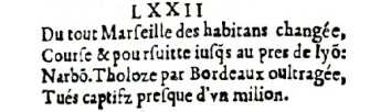 Nostradamus - Antoine du Rosne 1557