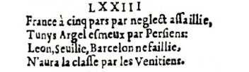 Nostradamus - Antoine du Rosne 1557