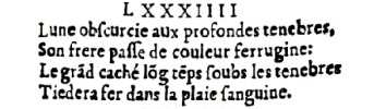 Nostradamus - Antoine du Rosne 1557