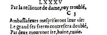 Nostradamus - Antoine du Rosne 1557