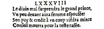 Nostradamus - Antoine du Rosne 1557