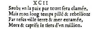 Nostradamus - Antoine du Rosne 1557