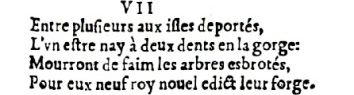 Nostradamus - Antoine du Rosne 1557