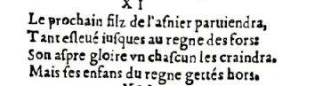 Nostradamus - Antoine du Rosne 1557